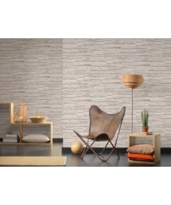 CARTA DA PARATI PARATO ESPANSO MATT. RUST. BEIGE